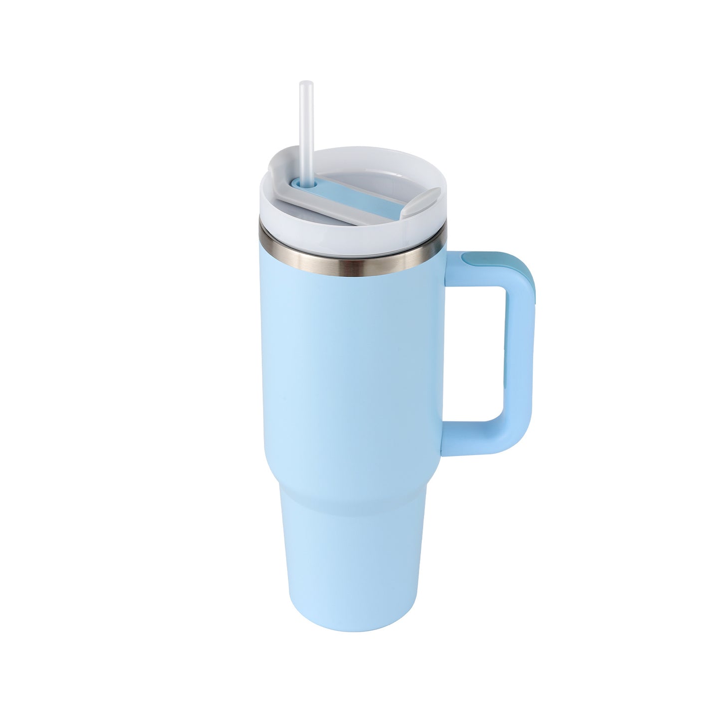 Tumbler with Handle and Straw 30 oz | Flowstate 3-Position Lid | Cup Holder Compatible for Travel | Insulated Stainless Steel Cup | BPA-Free | Cherry Blossom