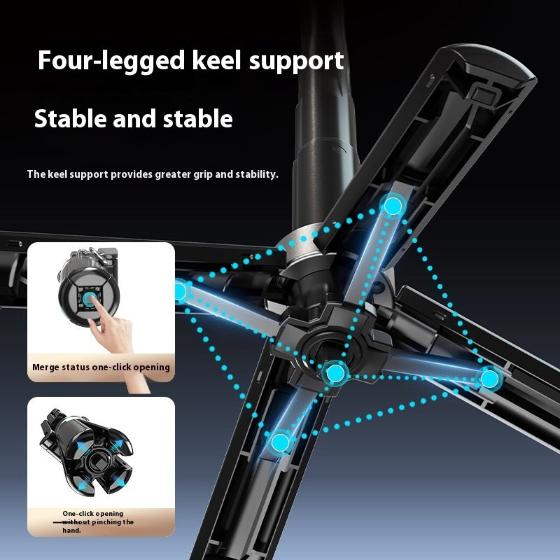 T20C Mini Magnetic Selfie Stick Bluetooth Portable Handle Camera Aid