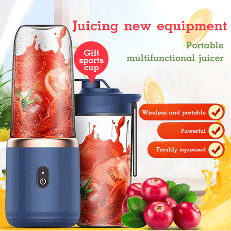 BlendGO™ Smoothies Anywhere — Portable 6-Blade Blender